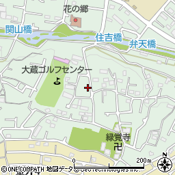 東京都町田市大蔵町3093-38周辺の地図