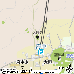 大谷寺周辺の地図