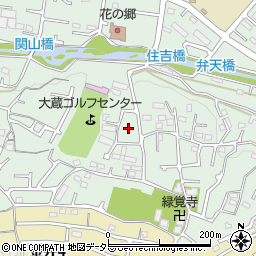 東京都町田市大蔵町3093-37周辺の地図