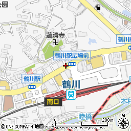 鶴川駅広場前周辺の地図