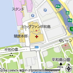 ドン・キホーテＢＩＧＦＵＮ平和島店周辺の地図