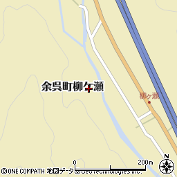 滋賀県長浜市余呉町柳ケ瀬周辺の地図