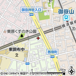 東京都大田区西嶺町1-1周辺の地図