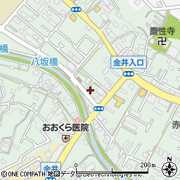 東京都町田市大蔵町207-1周辺の地図