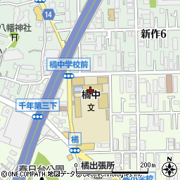 川崎市立橘中学校周辺の地図