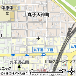 リパーク川崎丸子通２丁目第４駐車場周辺の地図
