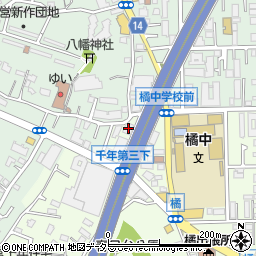 神奈川県川崎市高津区千年1257周辺の地図