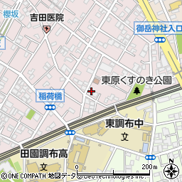 東京都大田区田園調布本町13-19周辺の地図