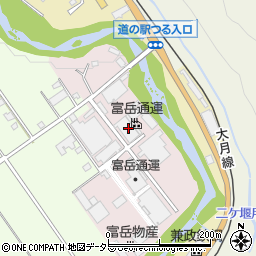 富岳通運株式会社　都留支店周辺の地図