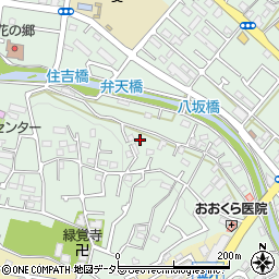 東京都町田市大蔵町3136周辺の地図