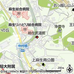 柿生青少年柔道会周辺の地図
