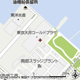 城南島食堂周辺の地図