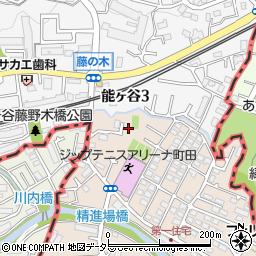 東京都町田市三輪町20周辺の地図