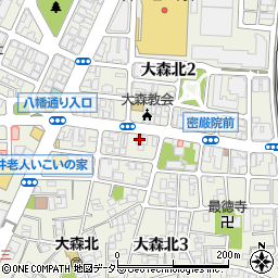 北條医院周辺の地図