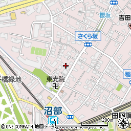 東京都大田区田園調布本町36周辺の地図