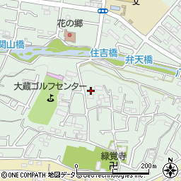 東京都町田市大蔵町3096-28周辺の地図