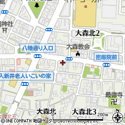 株式会社坂本商店　大森支店周辺の地図