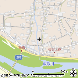 岐阜県美濃市上野183周辺の地図