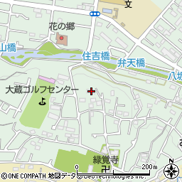 東京都町田市大蔵町3125周辺の地図