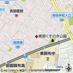 東京都大田区田園調布本町13-22周辺の地図