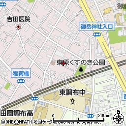 東京都大田区田園調布本町13周辺の地図