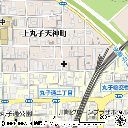 神奈川県川崎市中原区上丸子天神町377-5周辺の地図