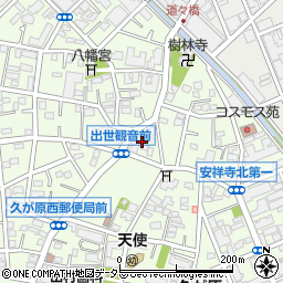 東京都大田区久が原2丁目6周辺の地図
