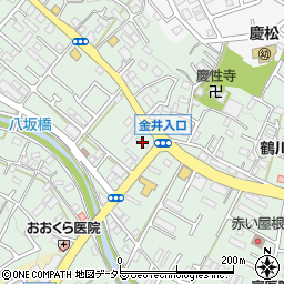 東京都町田市大蔵町212周辺の地図