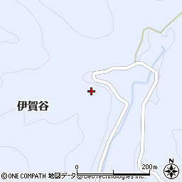 兵庫県豊岡市伊賀谷周辺の地図