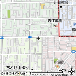 神奈川県川崎市高津区千年1045-6周辺の地図