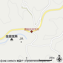 農協生田支所周辺の地図