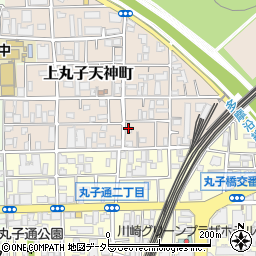 神奈川県川崎市中原区上丸子天神町377-2周辺の地図