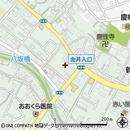 東京都町田市大蔵町211周辺の地図