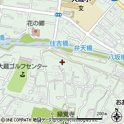東京都町田市大蔵町3126-2周辺の地図