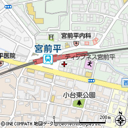 台所料理たまい ‐宮前平駅すぐ‐周辺の地図