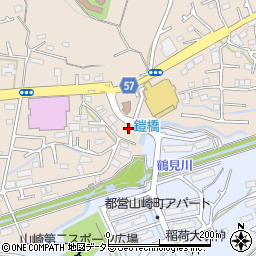 東京都町田市野津田町165周辺の地図