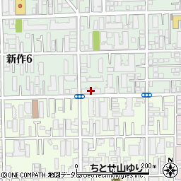 アミークス武蔵新城周辺の地図
