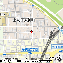 神奈川県川崎市中原区上丸子天神町360-2周辺の地図