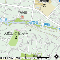東京都町田市大蔵町3096-14周辺の地図