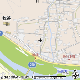 岐阜県美濃市上野44周辺の地図