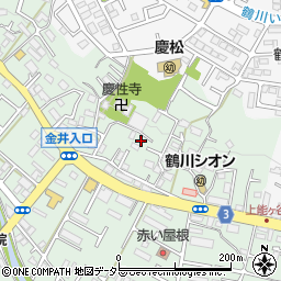 東京都町田市大蔵町2184-4周辺の地図