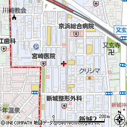 ＫＣＳセンター　武蔵新城あいもーる院周辺の地図