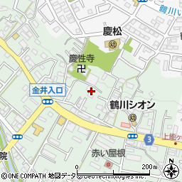 東京都町田市大蔵町2184-2周辺の地図