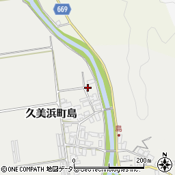 京都府京丹後市久美浜町島61周辺の地図