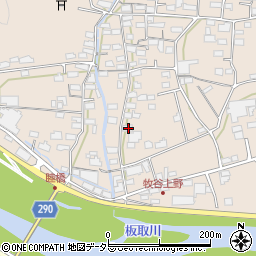 岐阜県美濃市上野194周辺の地図