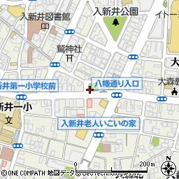 大森銀座中央公衆トイレ周辺の地図