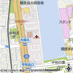東京都大田区大森本町1丁目7周辺の地図