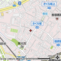 東京都大田区田園調布本町36-3周辺の地図