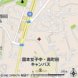 東京都町田市野津田町2487周辺の地図