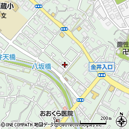 東京都町田市大蔵町228周辺の地図